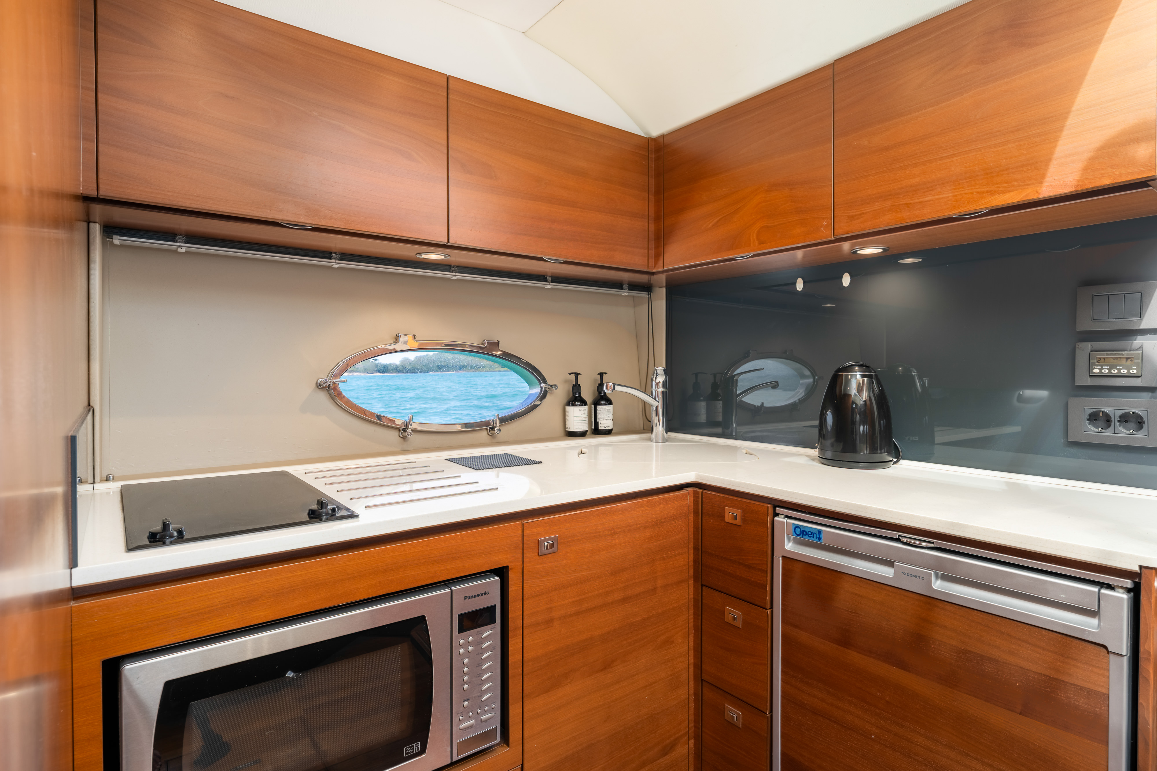 Princess v39 Galley kitchen