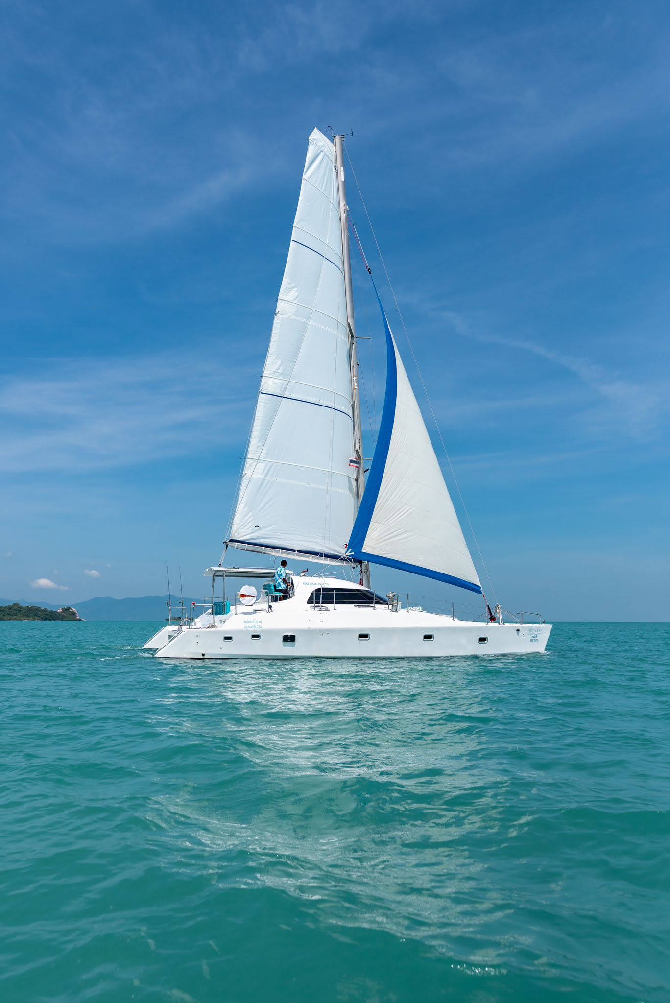 koh samui foredeck trampoline rigs boat charter
