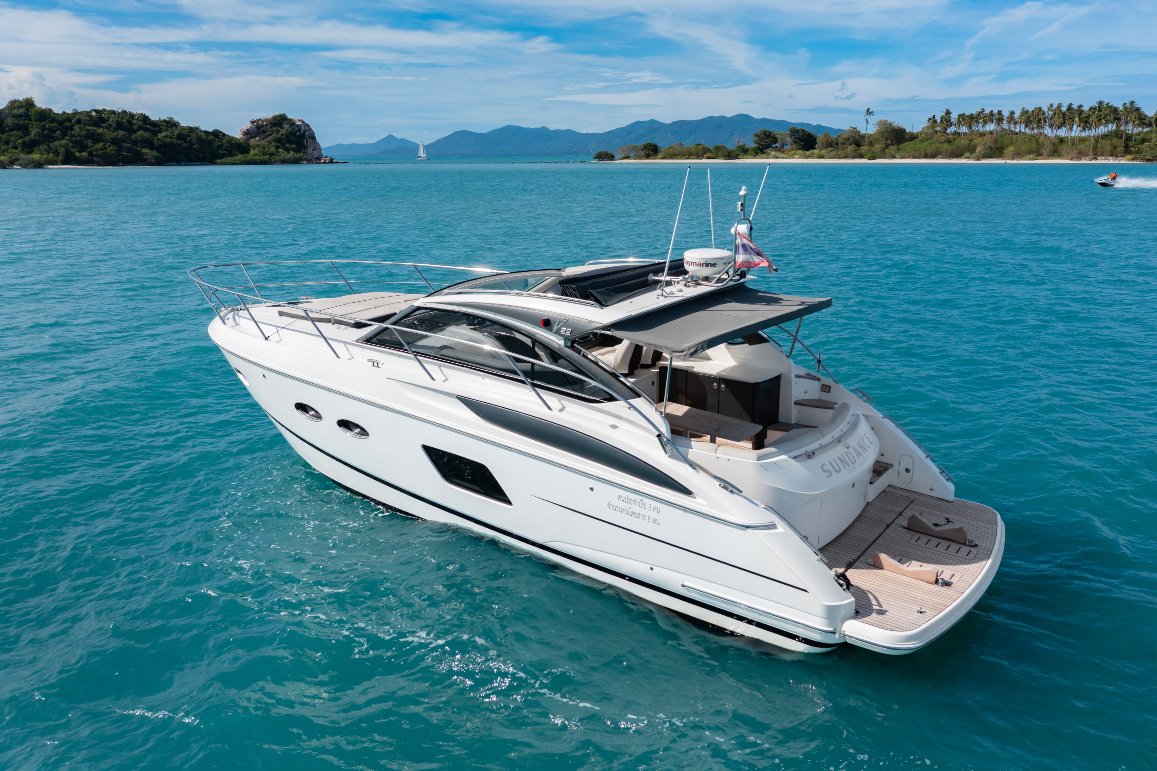 Princess V39 aftdeck