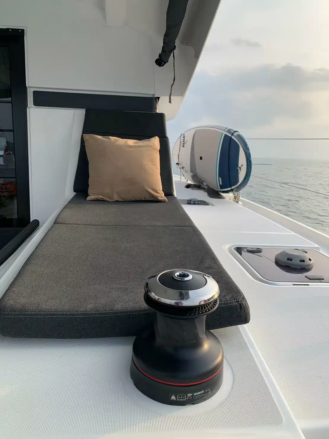 day bed on overnight luxury boat charters koh samui